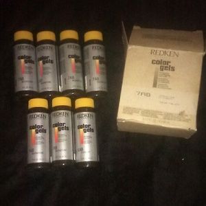 REDKEN lot of 7 color gels